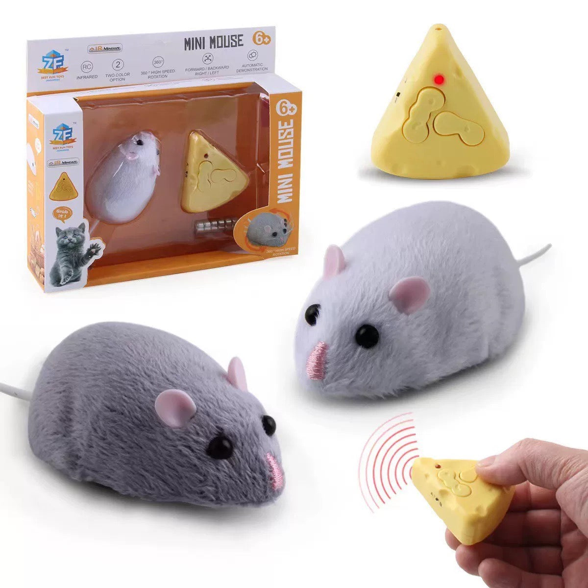 Remote-Controlled Electric Mock Mouse: A Unique, Prank-Worthy, Scary, and Funny Viral Toy