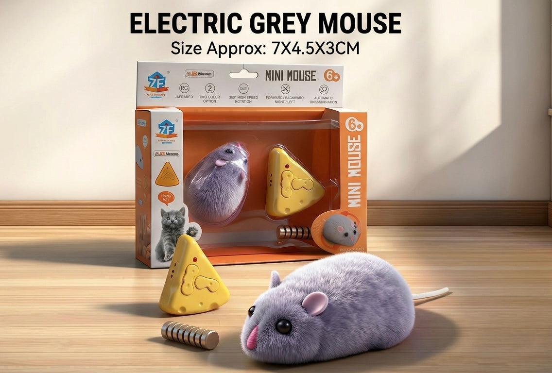 Remote-Controlled Electric Mock Mouse: A Unique, Prank-Worthy, Scary, and Funny Viral Toy